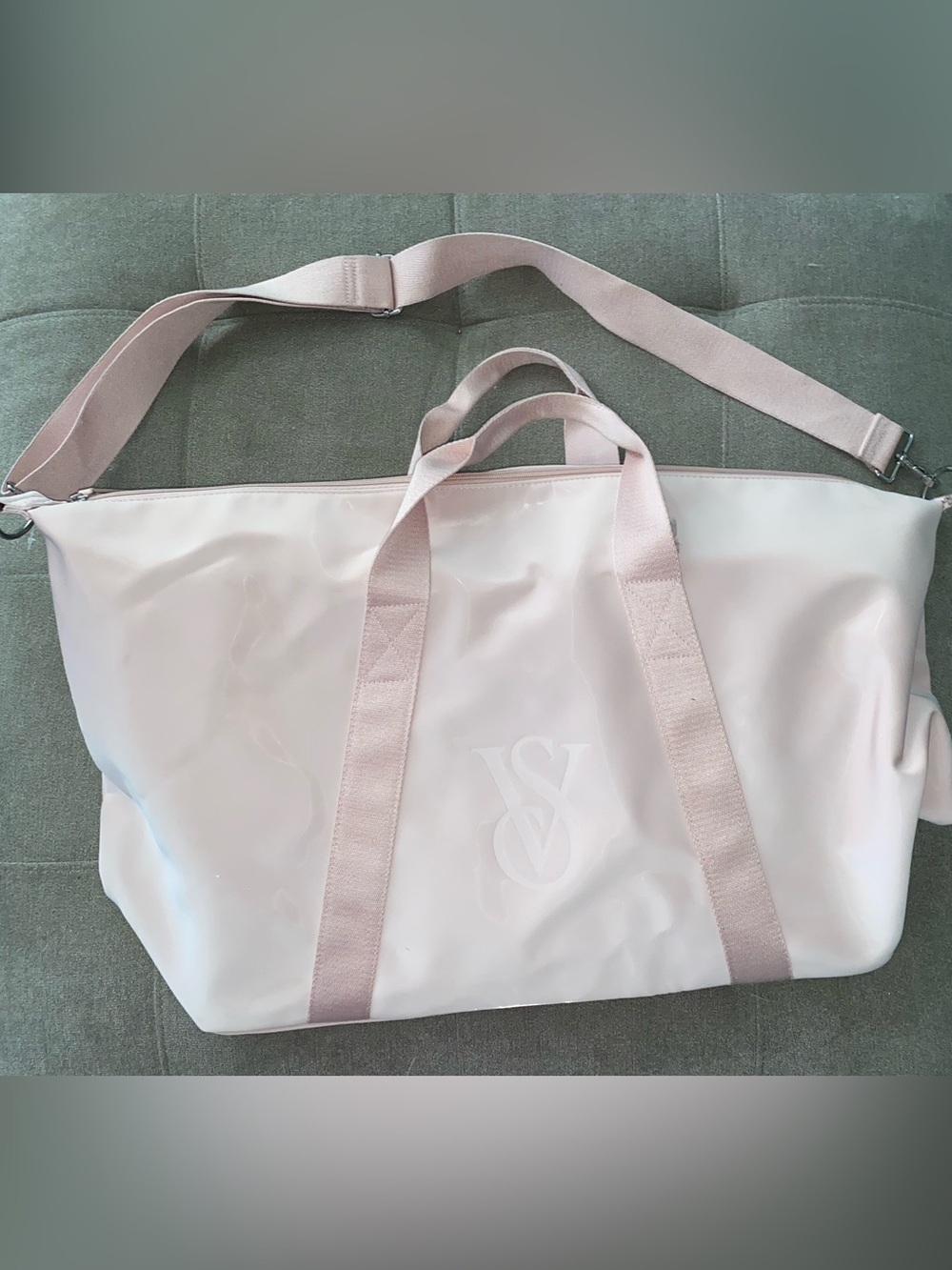 Victoria's Secret Pale Pink Logo Tote